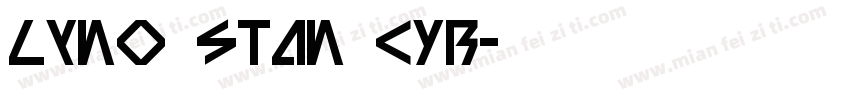 Lyno Stan CYR字体转换